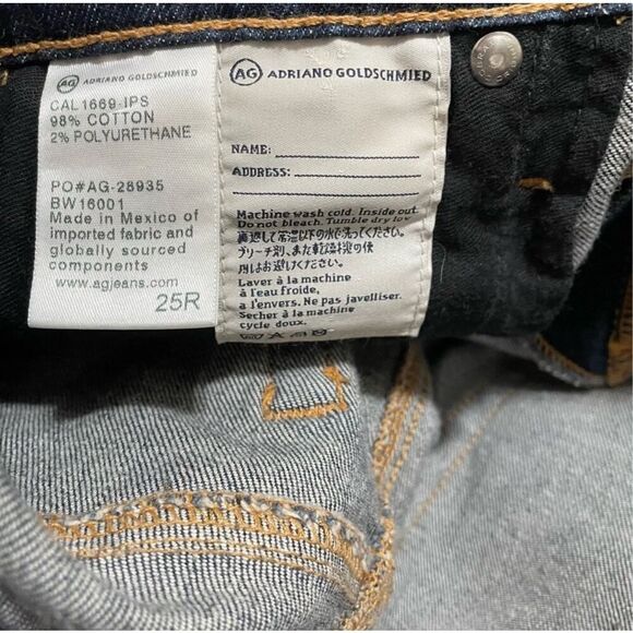 AG Adriano Goldschmied A-line demim skirt 25 - Picture 6 of 6